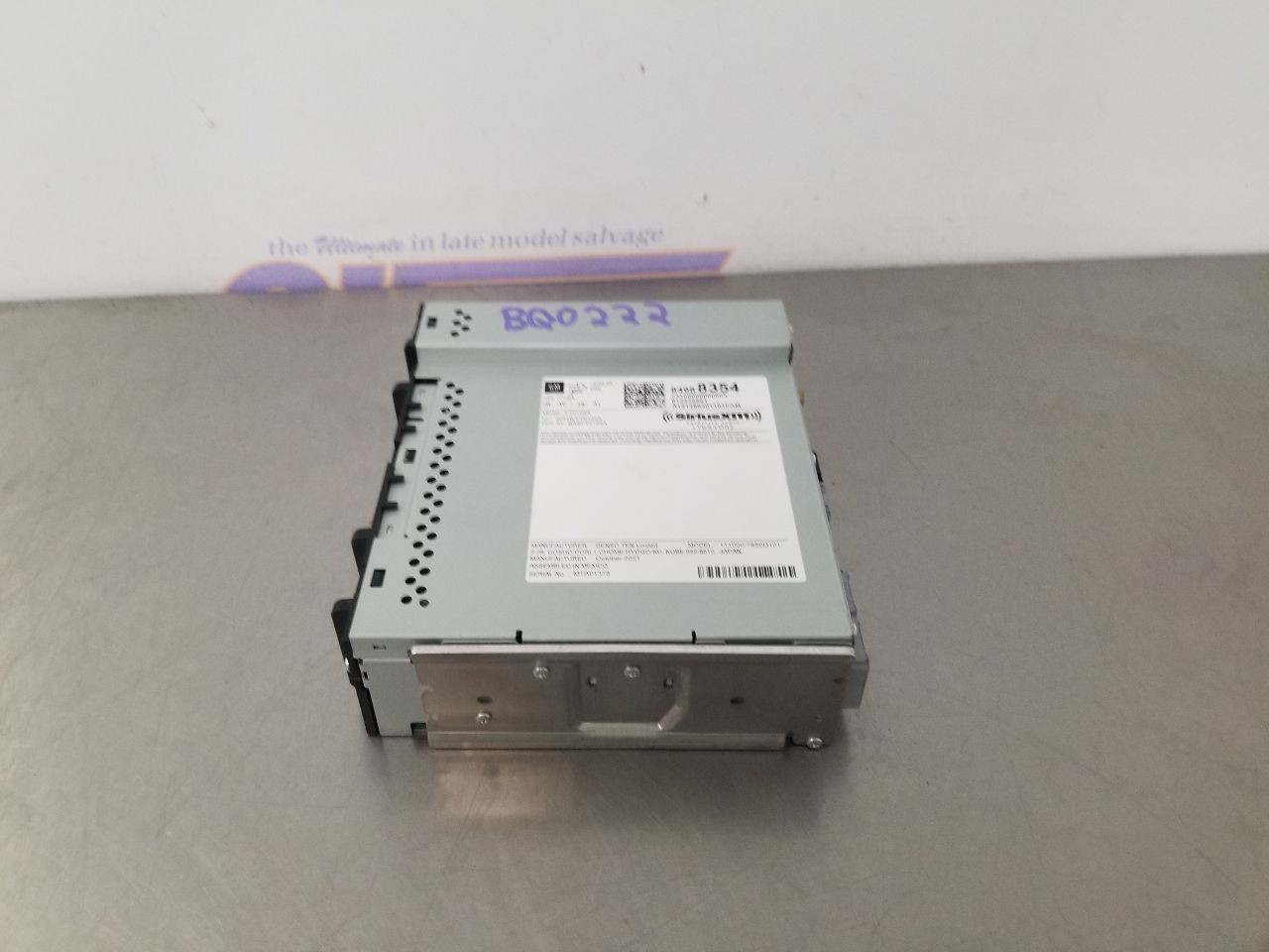 22 CHEVY COLORADO LT 2.5L RADIO RECEIVER 84988354 OEM