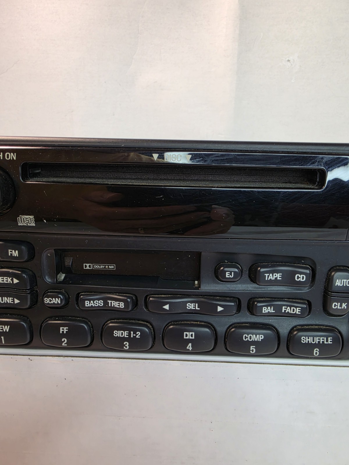 Ford OEM 3L3T-18C868-AC Ford Dual Media AM/FM radio, CD player, Cassette Player