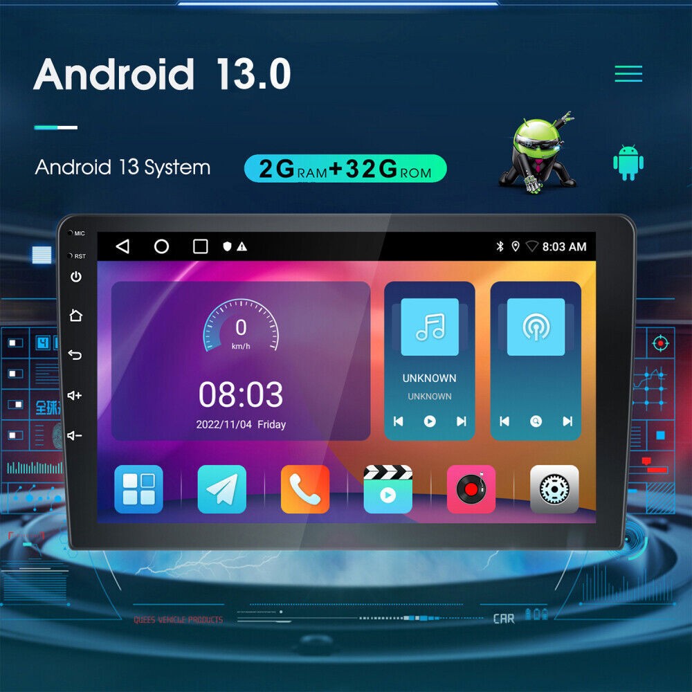 10in Android15 Carplay For 2004-2007 Jeep Grand Cherokee Car GPS Stereo Radio BT