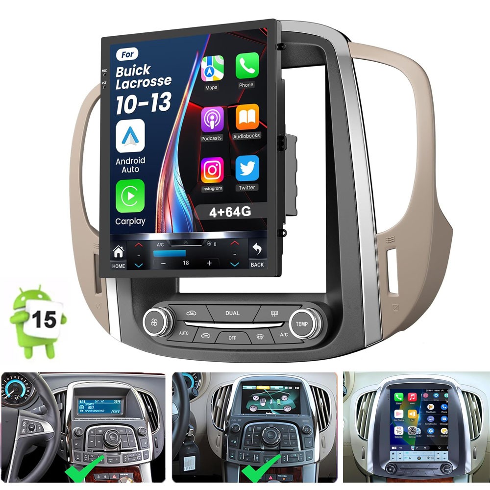 For 2010-2013 CarPlay Android 13 Car Radio Stereo IPS Head Unit