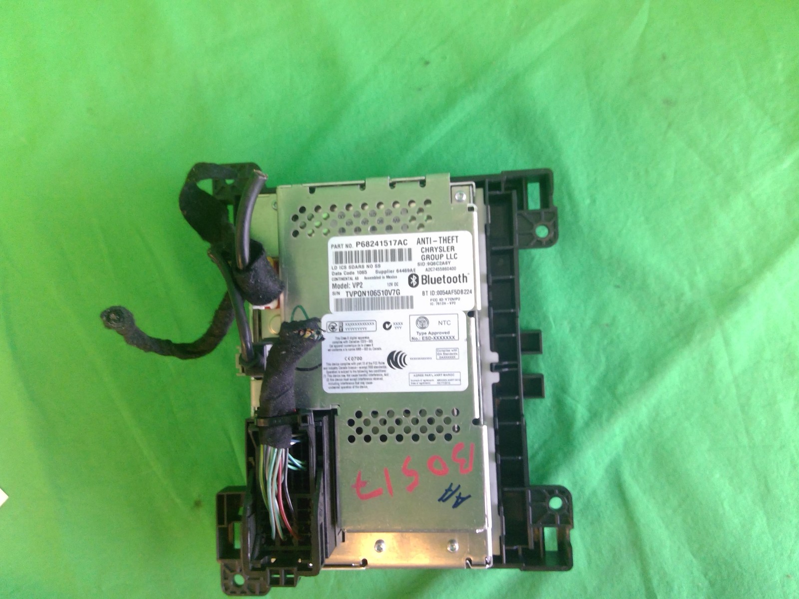 2015 DODGE CHARGER RADIO DISPLAY SCREEN OEM 68241517AC