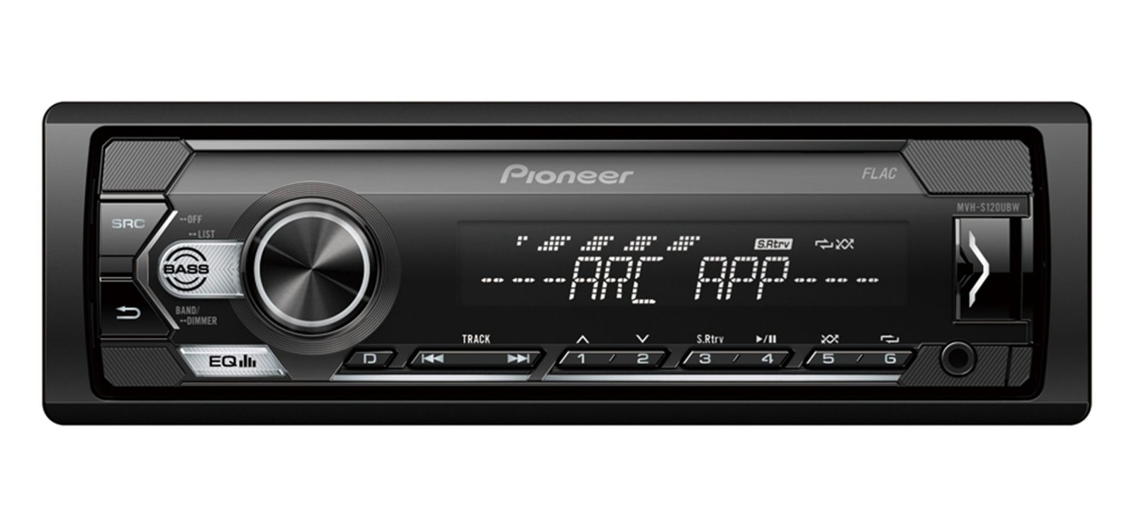 Pioneer Mechless Car Radio Stereo USB AUX Android Compatible White MVH S120UBW