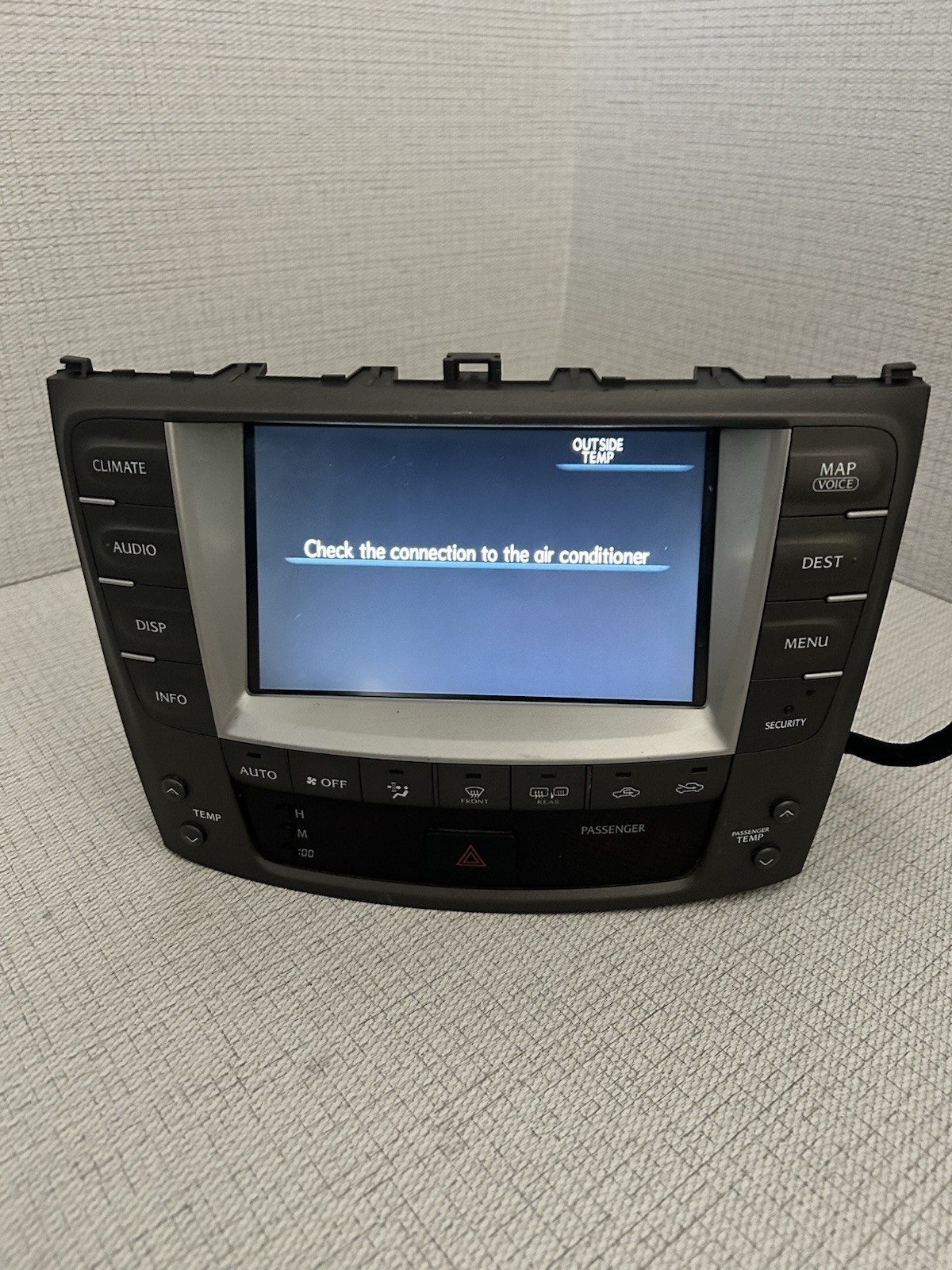 86111-53050 NAVI RADIO GPS STEREO UNIT SCREEN LEXUS IS250 IS350 2006-2009 OEM