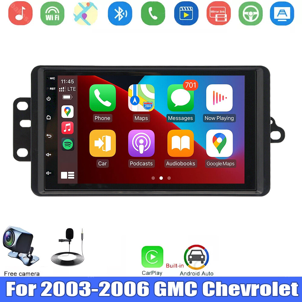 For 2000-2005 Chevy Monte Carlo Android 14 Navi CarPlay Car Stereo Radio GPS BT