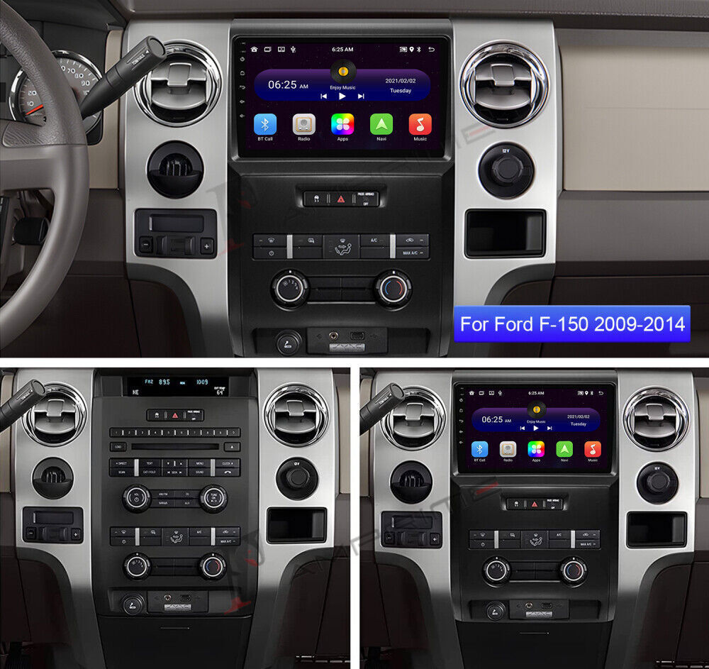For Ford F-150 2009-2014 Wireless CarPlay Android 13.0 Car Stereo Radio GPS Wifi