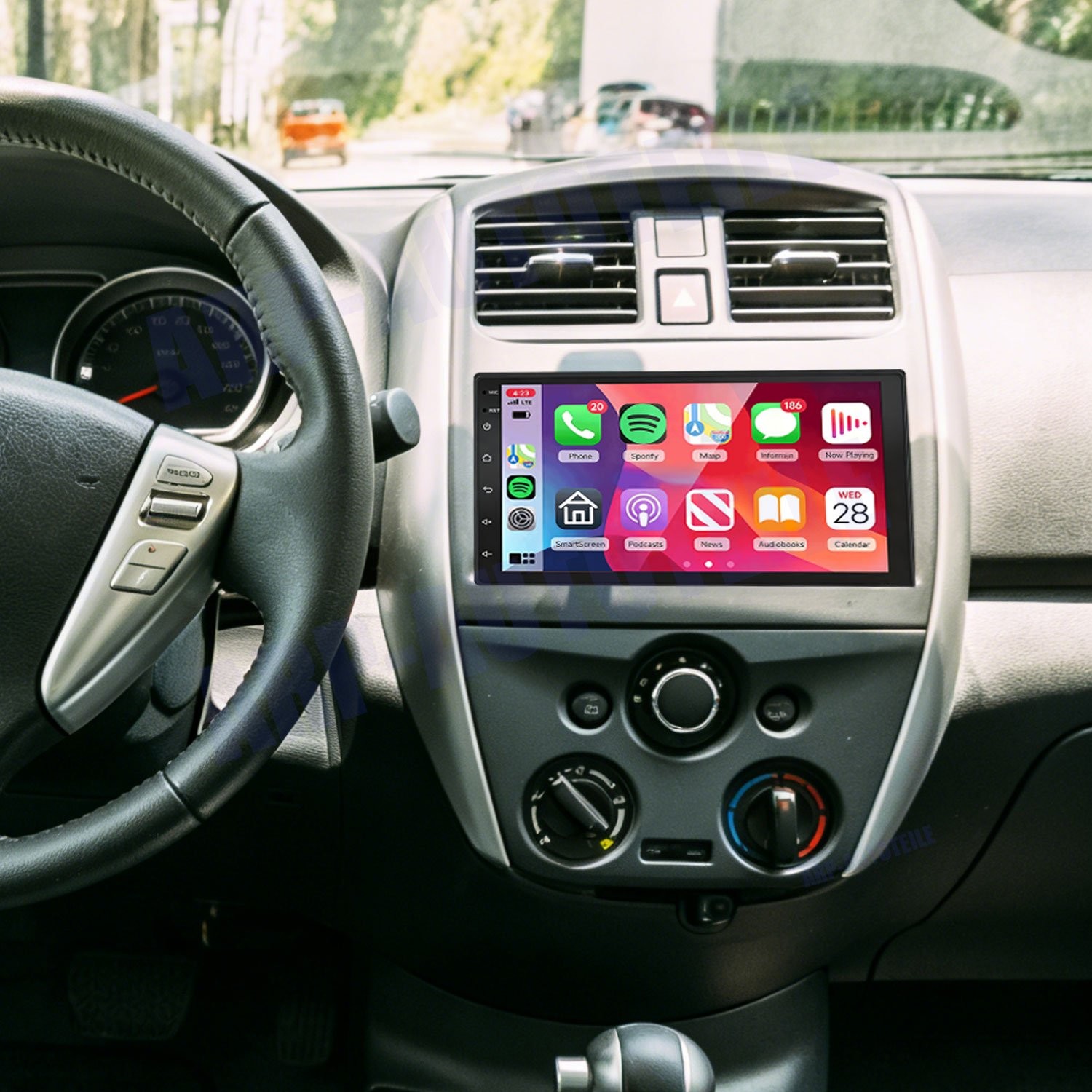 Car Radio For Nissan Versa 2012-2019 Carplay ANDROID 13 GPS Navi MP5 Player WIFI
