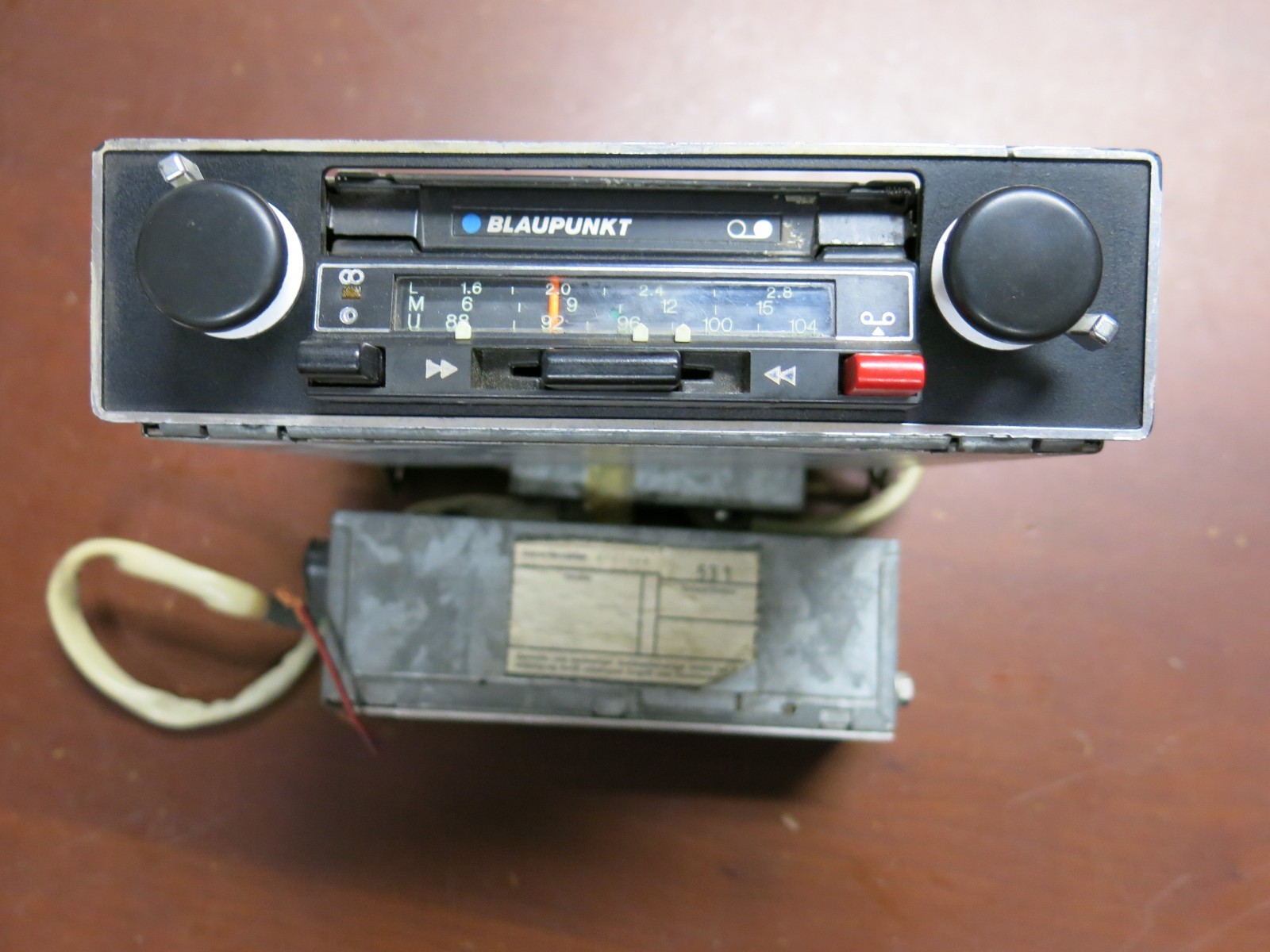 1969-1983 Porsche 911 930 Blaupunkt Bamberg Car Radio Cassette with Amplifier