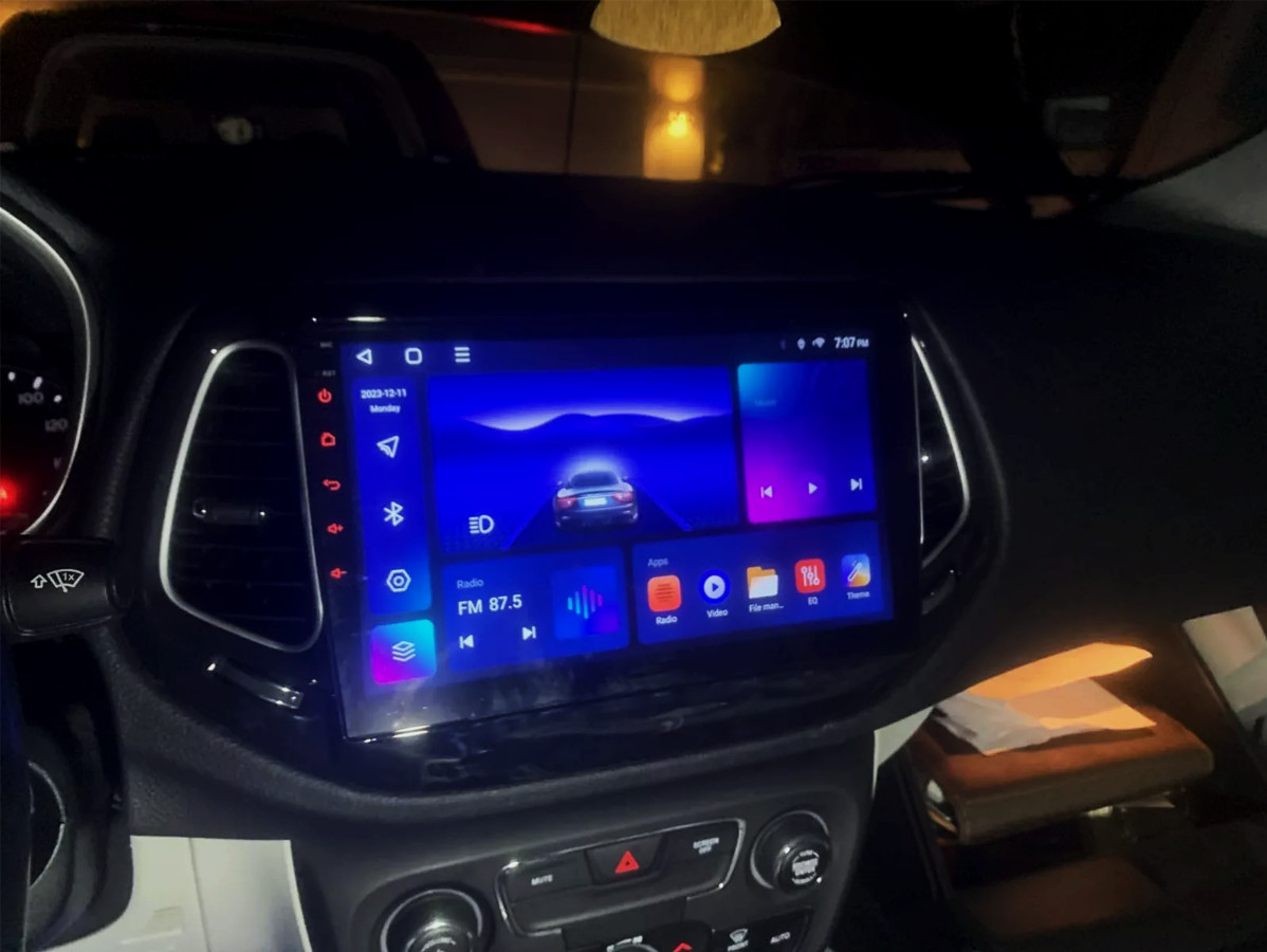 Apple Carplay For Jeep Compass 2017-2020 Android 12 Car Stereo Radio GPS 2+32GB