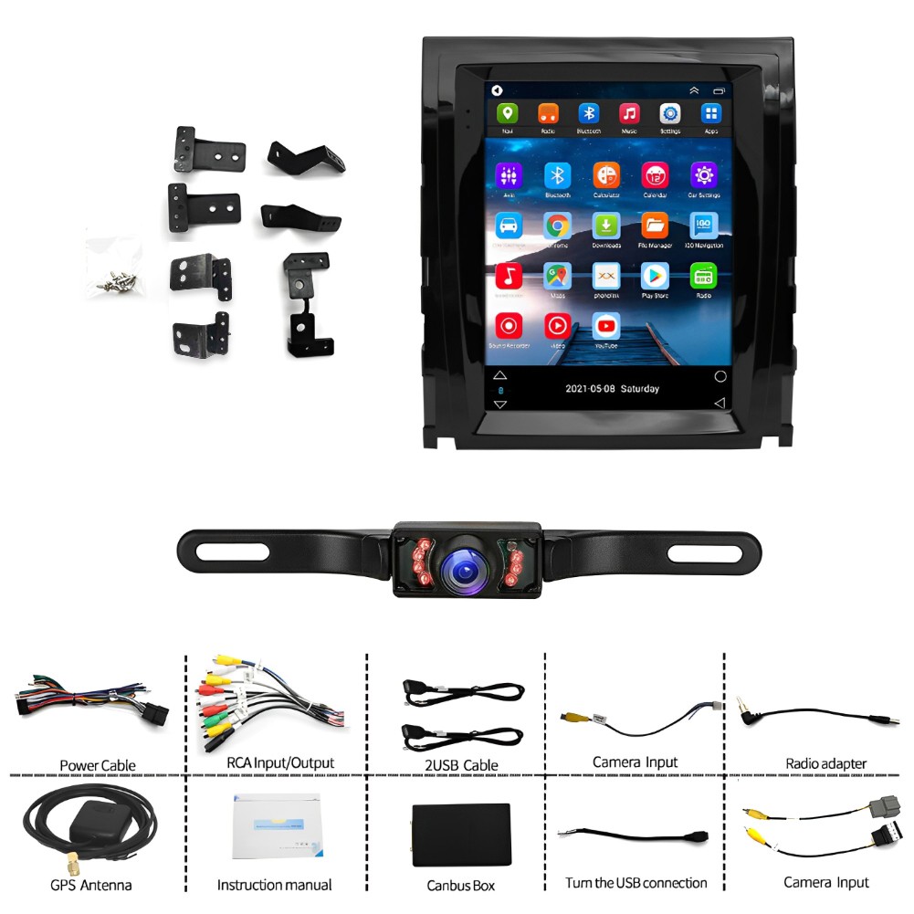 PLUG &PLAY Car Stereo Radio Android Auto Carplay For Cadillac Escalade 2007-2014