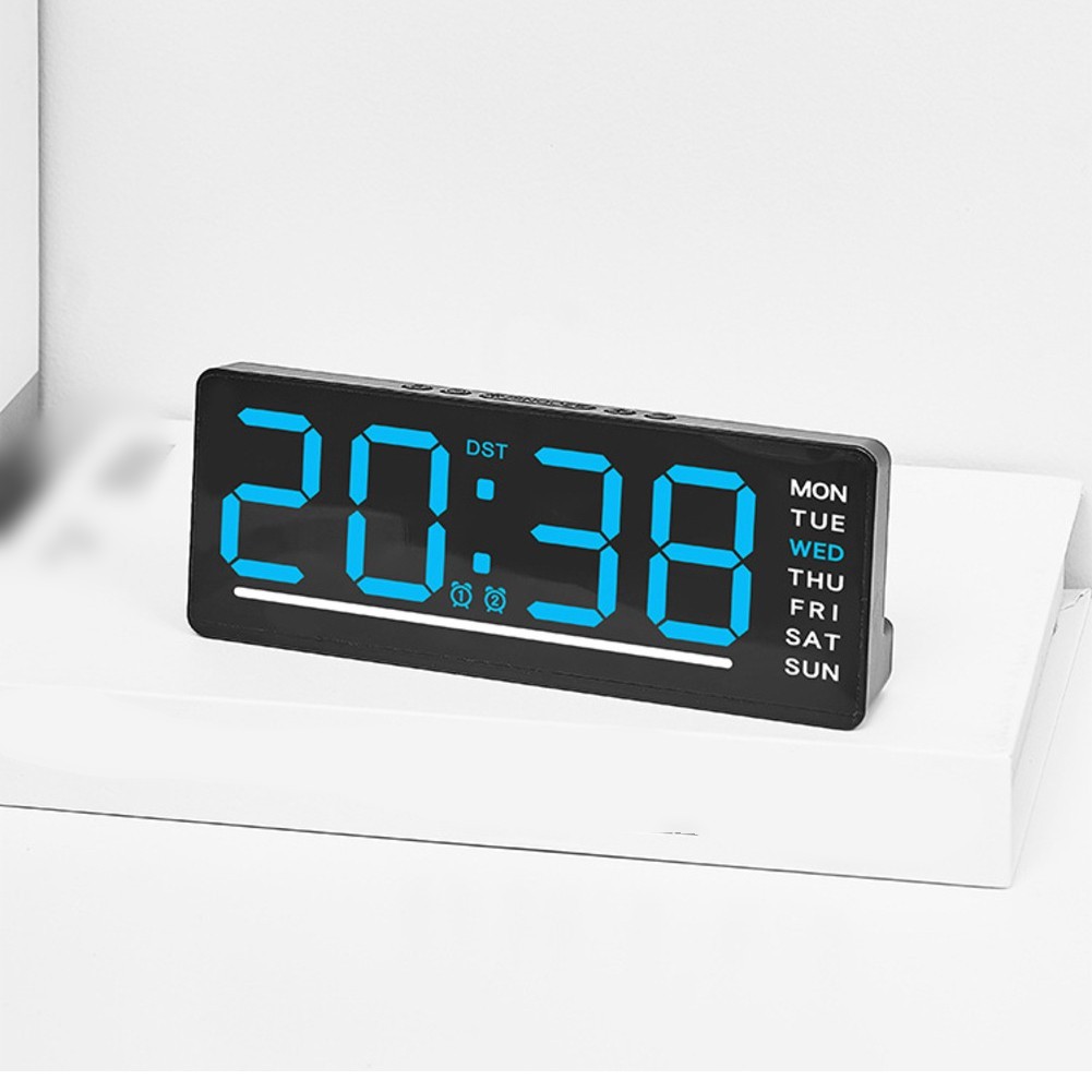 Digital Alarm Clock Multi-Function LED Display For Cars Yachts RV Home