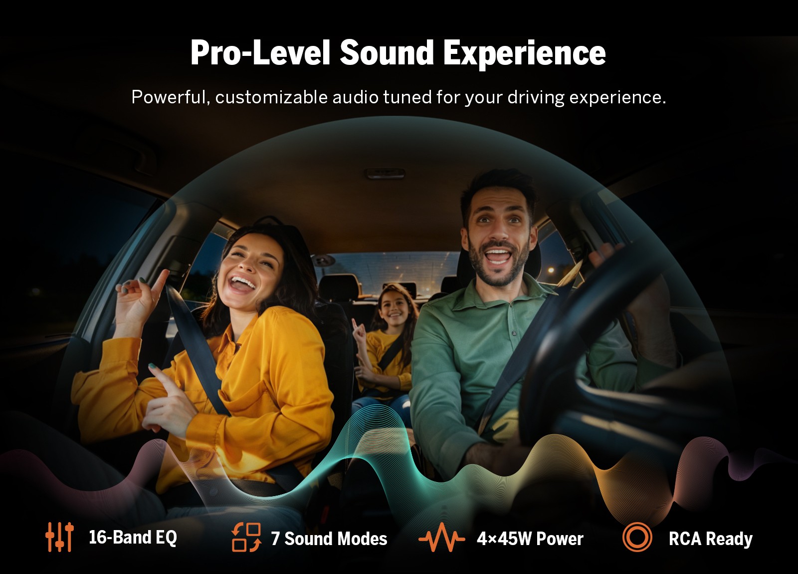 Backup Camera + 7″ QLED Double Din Car Stereo CarPlay Android Auto Radio DPS GPS