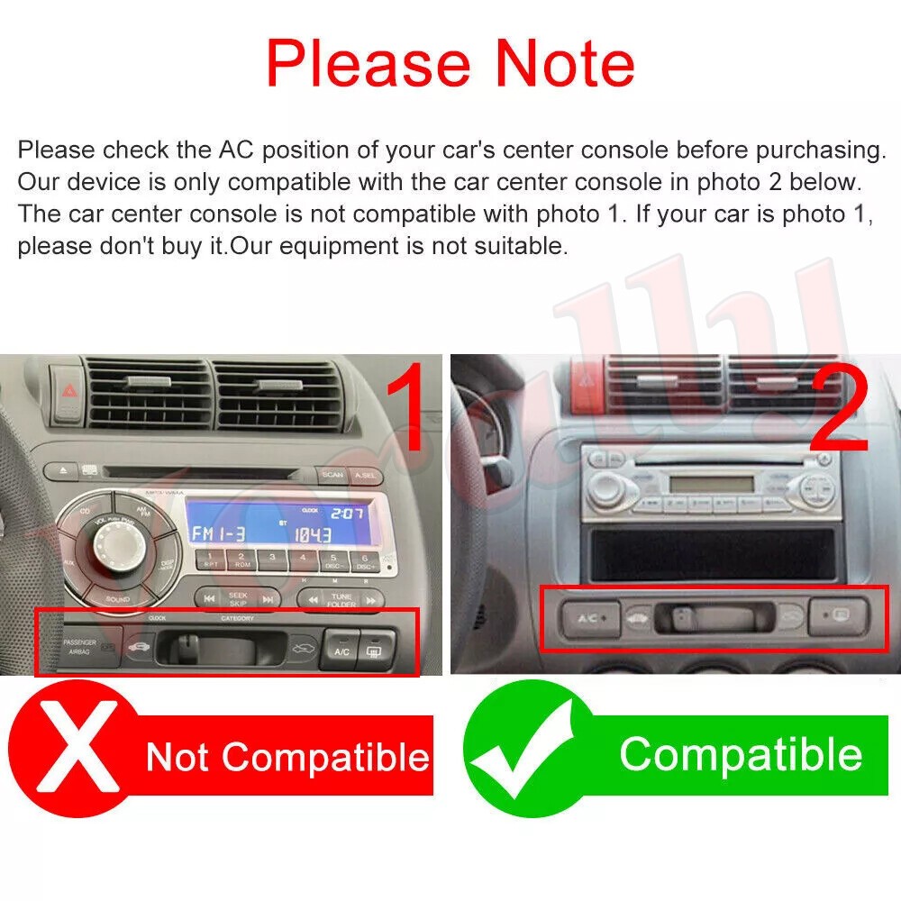 4+64G Android 14 For 2004-2010 Honda Fit Jazz Car Stereo Radio Carplay WIFI GPS