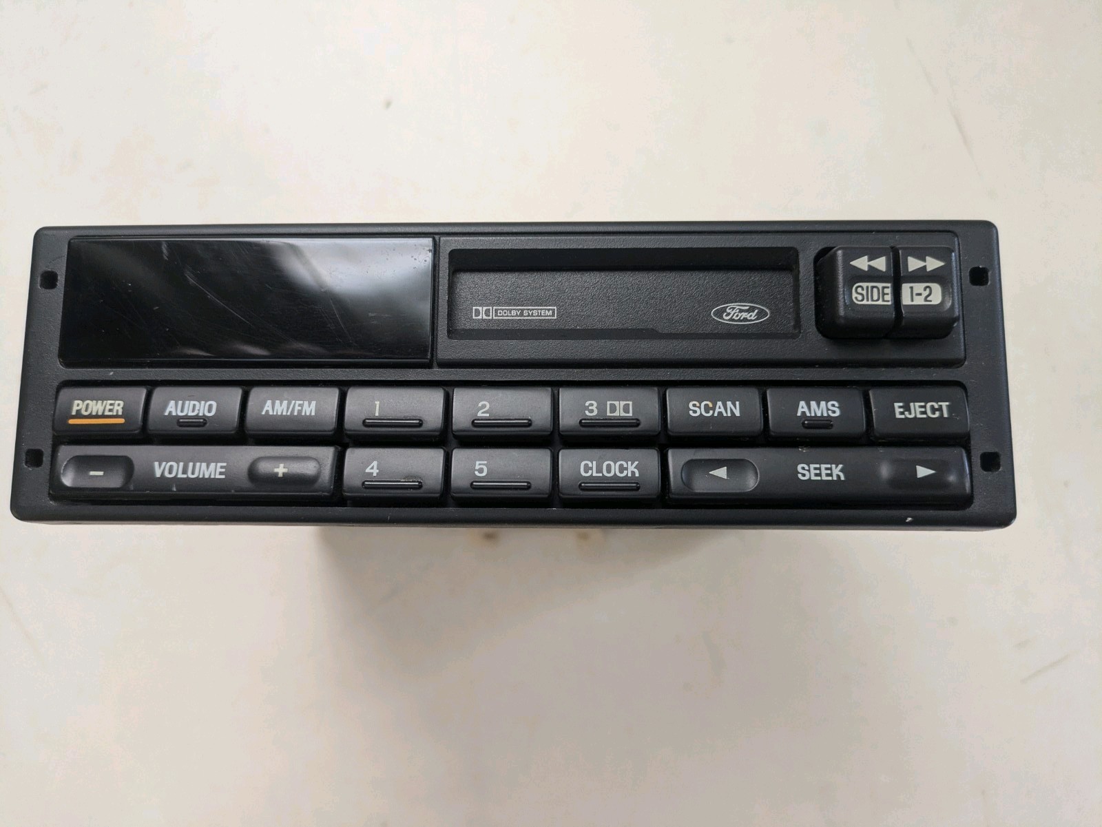 Ford OEM AM /FM Cassette Radio Compatible With 1994-1998 Windstar, Not Tested