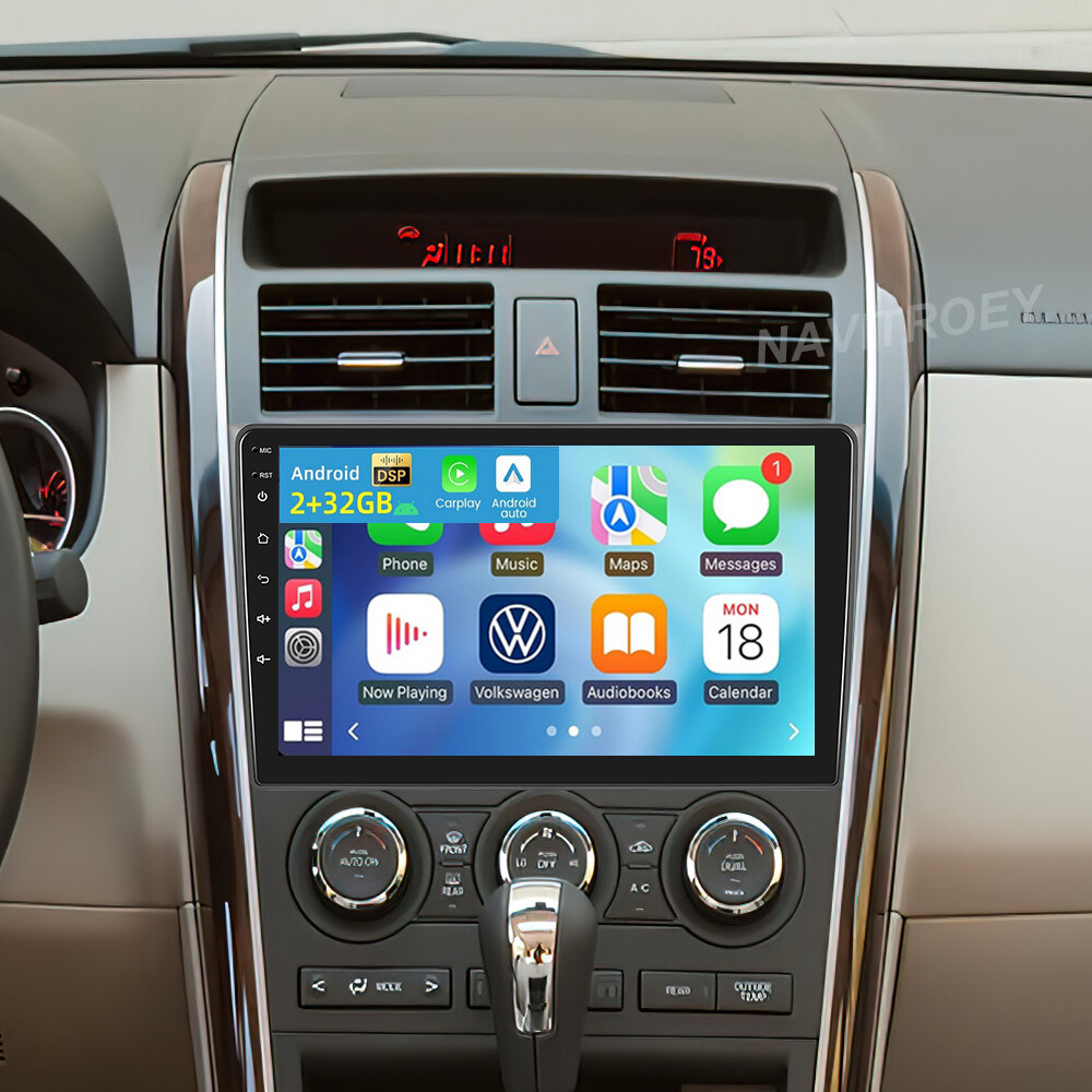 For 2007-2015 Mazda CX-9 Apple CarPlay Car Stereo Radio Android 13 GPS Navi WIFI