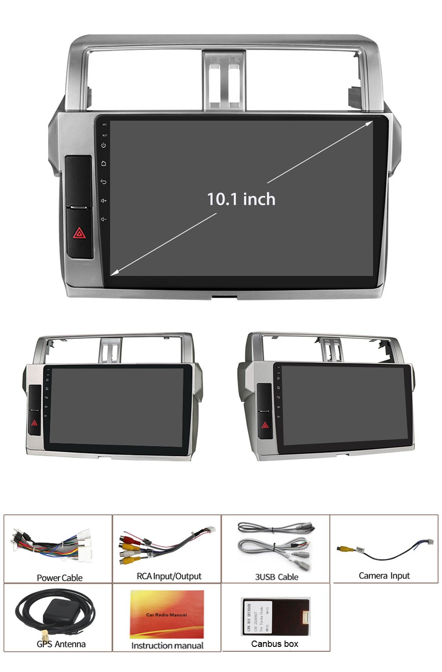 10inch Android15 Car Stereo Navigation GPS For Toyota Landcruiser Prado 2013-2018