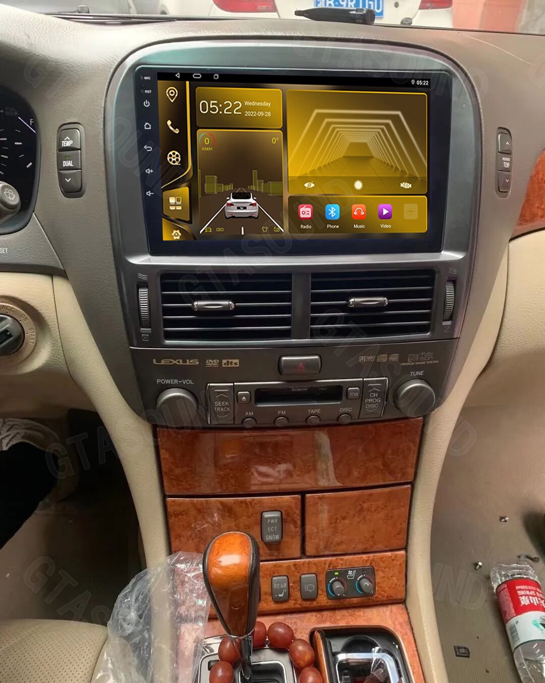 For 2001-2006 Lexus LS430 Carplay Car Radio Stereo Android 13 GPS NAVI WiFi +CAM