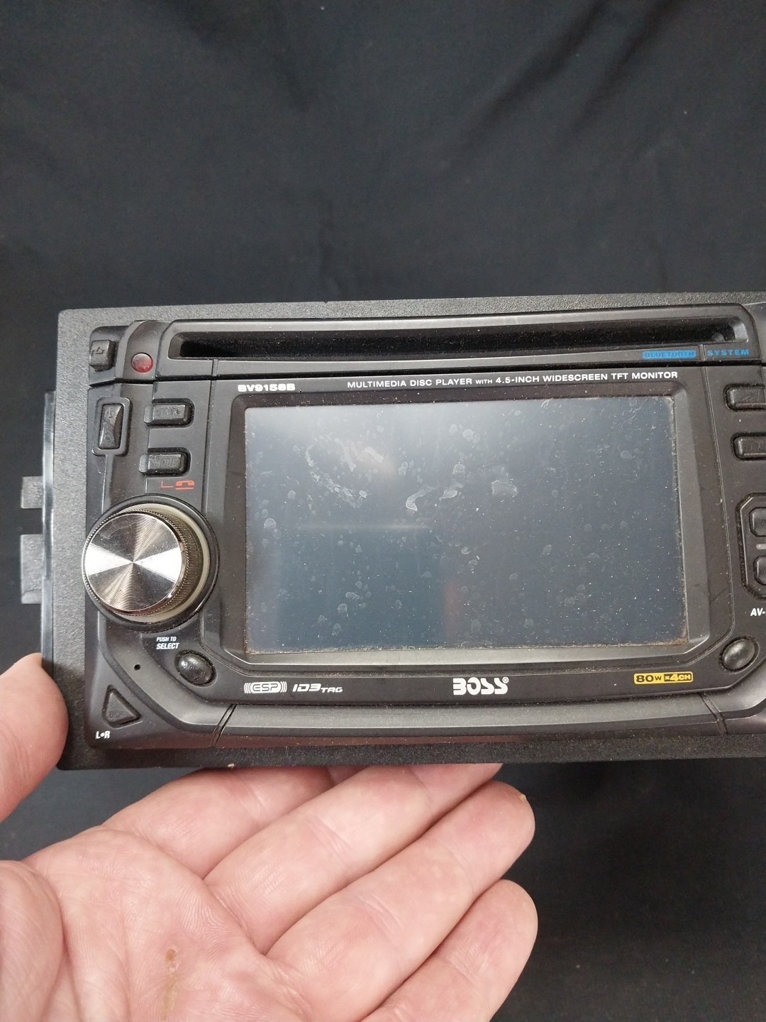 BOSS BV9158b AM/FM/DVD/Bluetooth/SD/USB Touchscreen untested