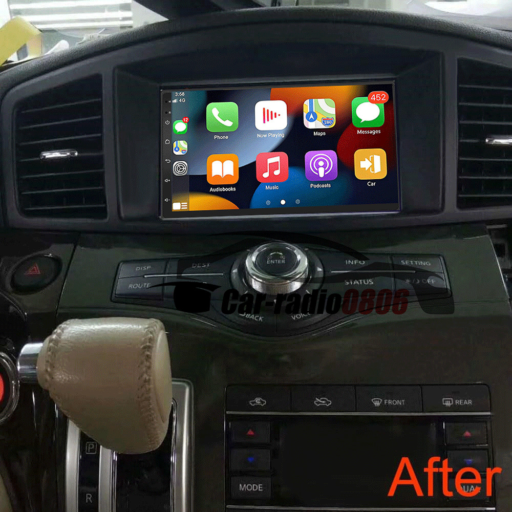 For 2011-2017 Nissan Quest Car Radio Stereo Carplay Android 13 GPS Navi FM/RDS