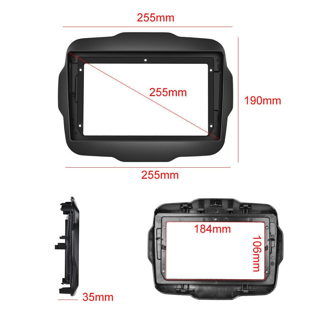 For 2015-2020 Jeep Renegade CarPlay Android 13 Car Radio Stereo FM RDS