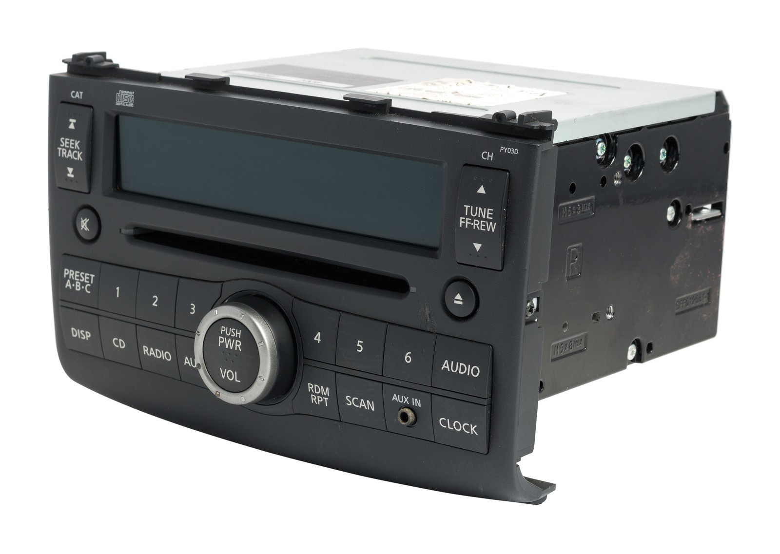 2008 Nissan Rogue AM FM Radio Single-Disc CD Player w Aux 28185-JM000 PY03D