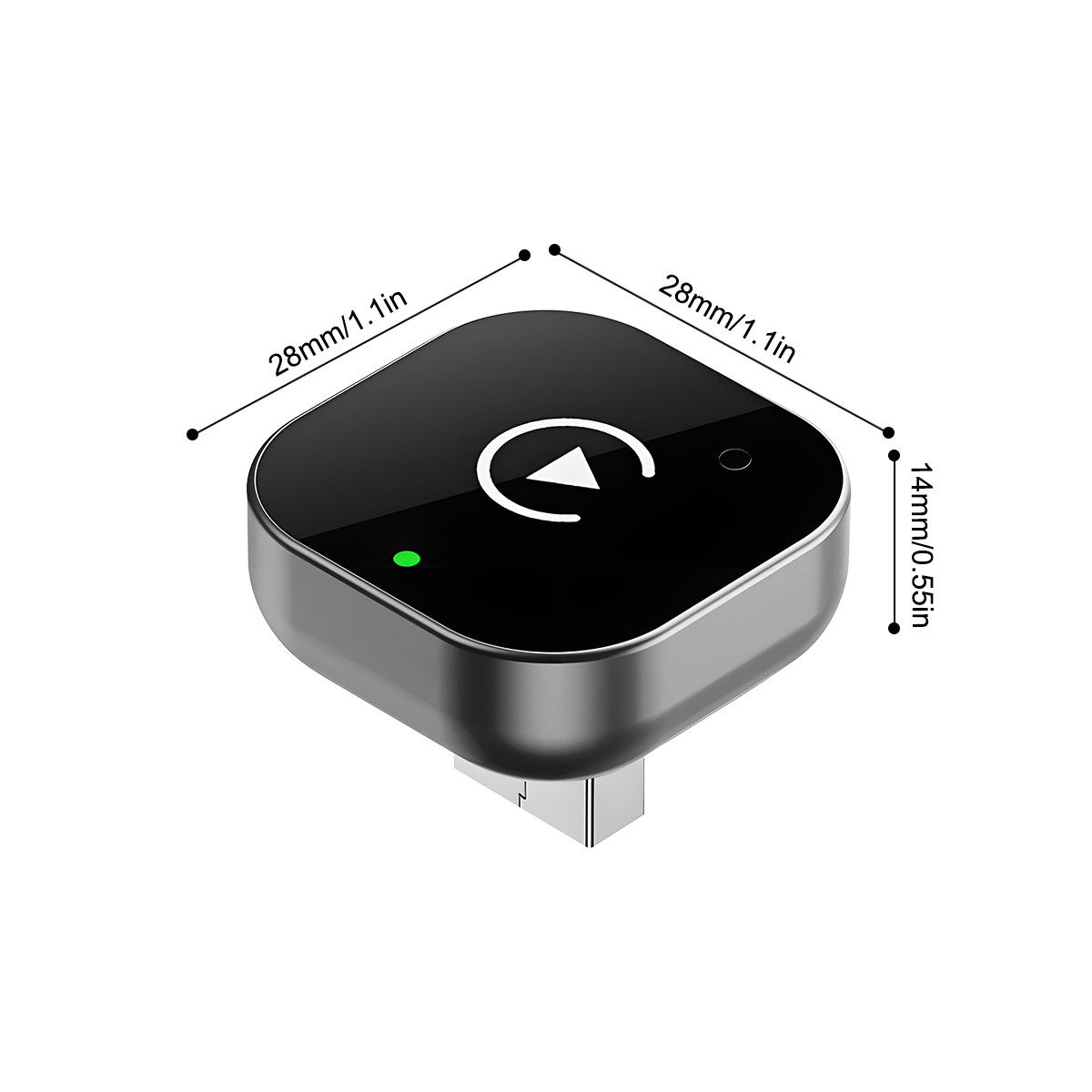 USB Auto Wireless CarPlay Adapter For iPhone Apple Wireless Dongle Plug ＆ Play