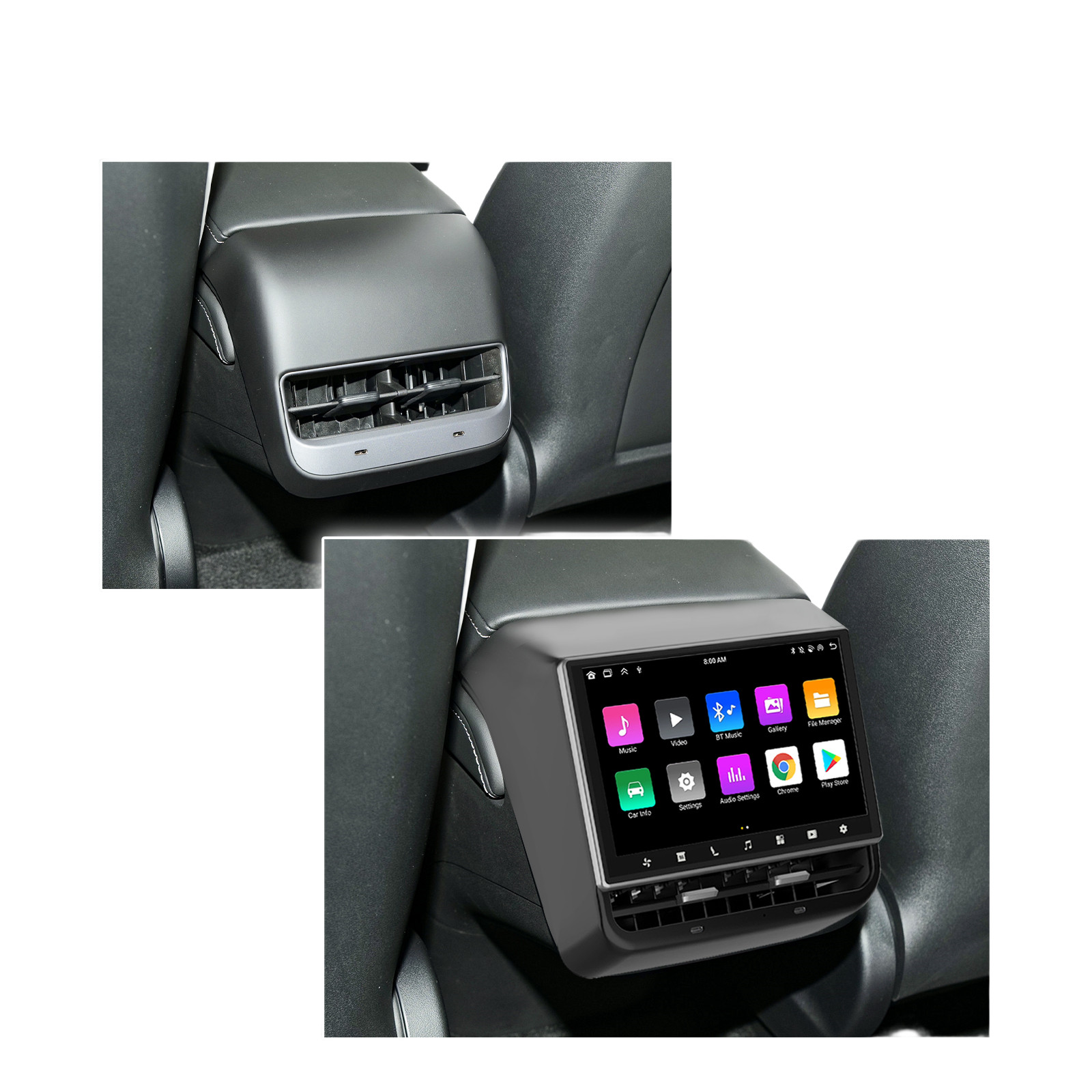 8.66 Inch Rear Display Screen Compatible with Tesla Model 3 19-23&Y 19-24 4+64G