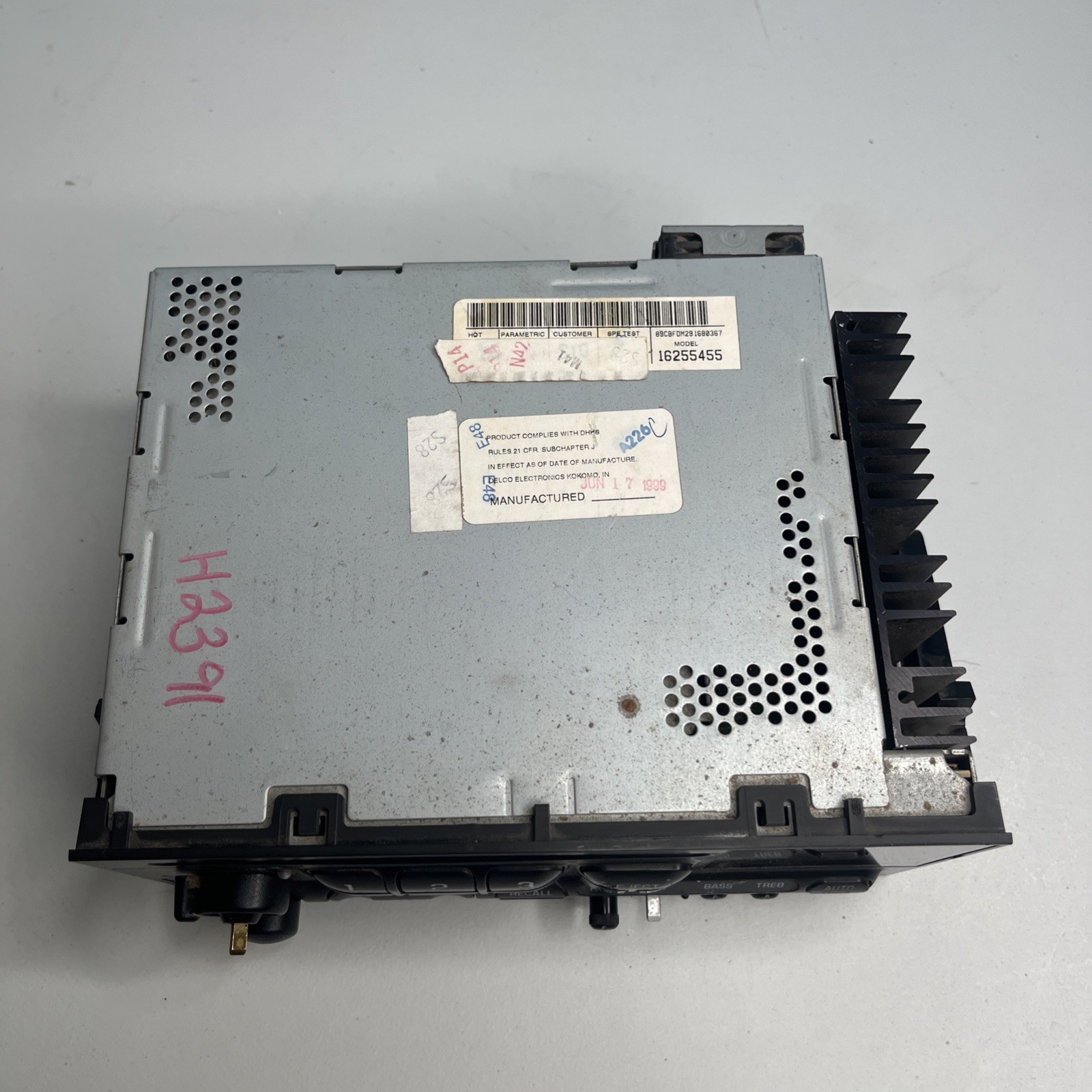 Chevy Silverado Single DIN 99-2003 1500-2500 Car Stereo Radio 16255455 Read