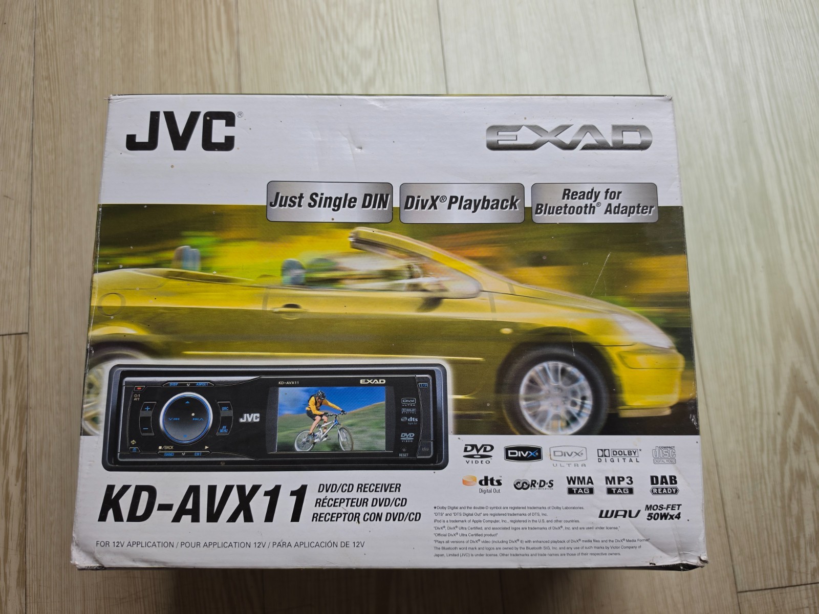 JVC KD-AVX11 DVD/CD Car Stereo Built-In 2.7″ Widescreen Monitor KS-D100 iPod