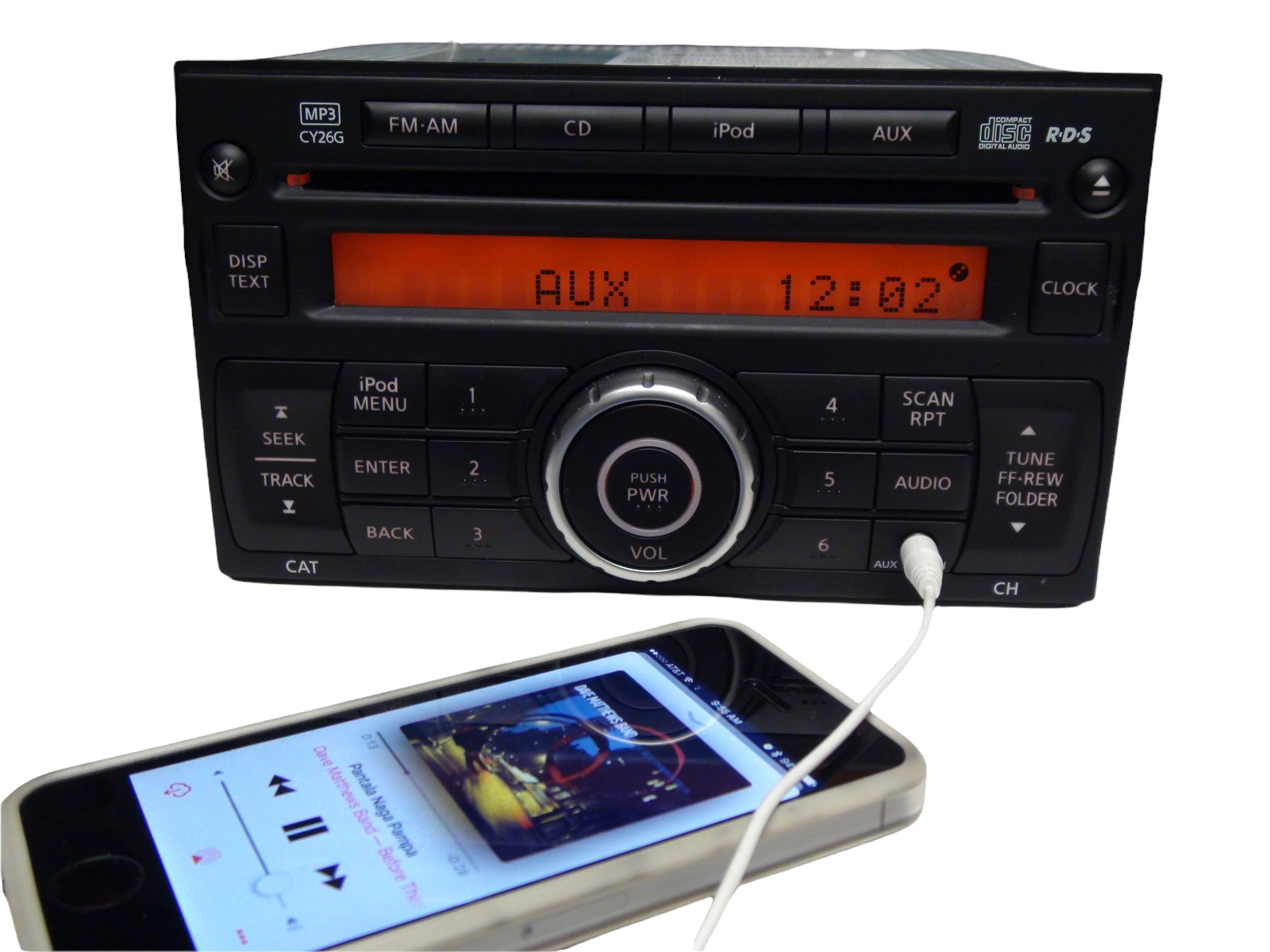 Nissan Rogue 2011-2015 CD MP3 AUX player None-BOSE system CY26G TESTED