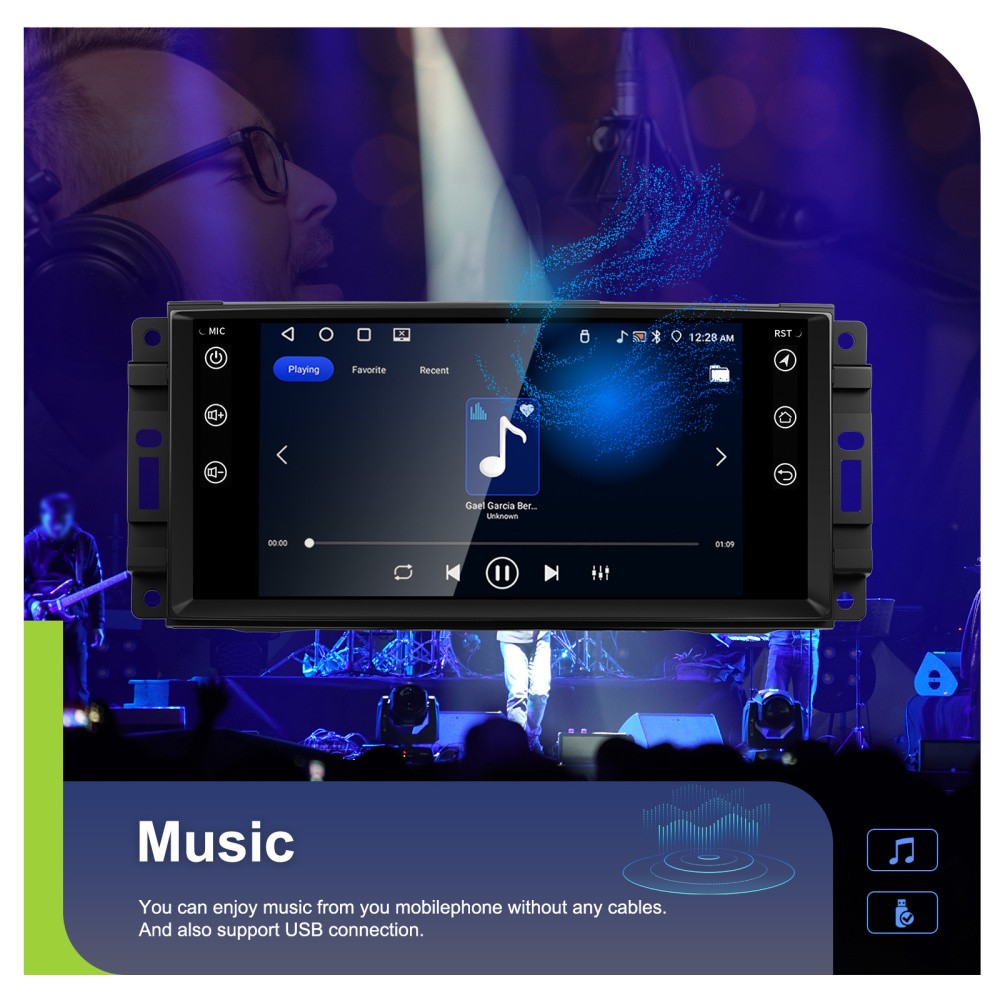 4+64GB For Dodge RAM 1500 2500 2009-2012 Carplay Android 15 Car Radio GPS Stereo