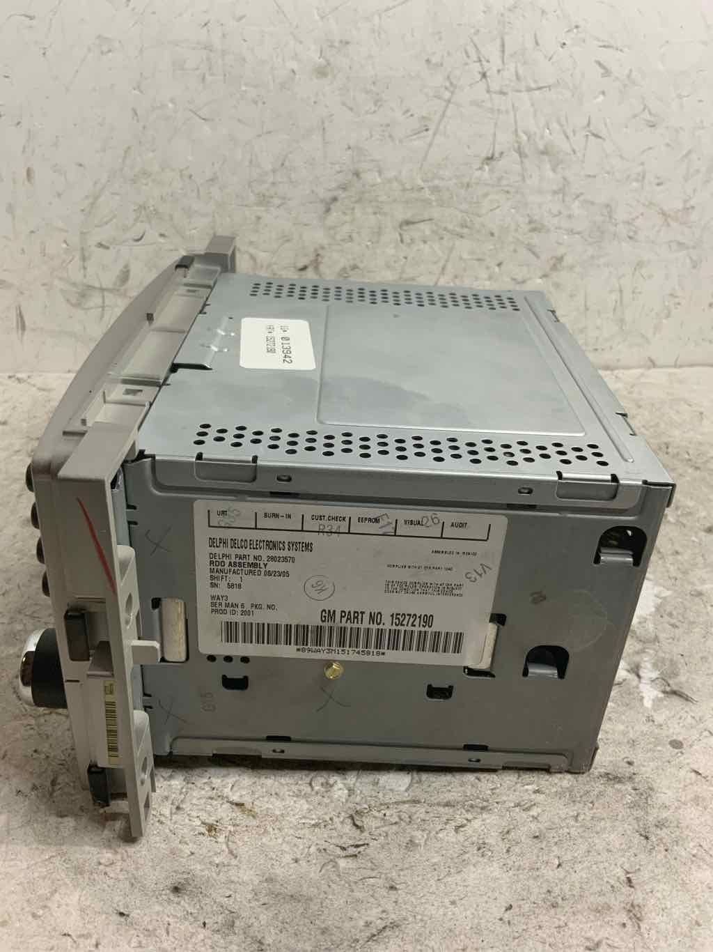05-06 Chevrolet Colbalt Audio & Visual Equip Radio 15272190 AM/FM/CD 638-01860