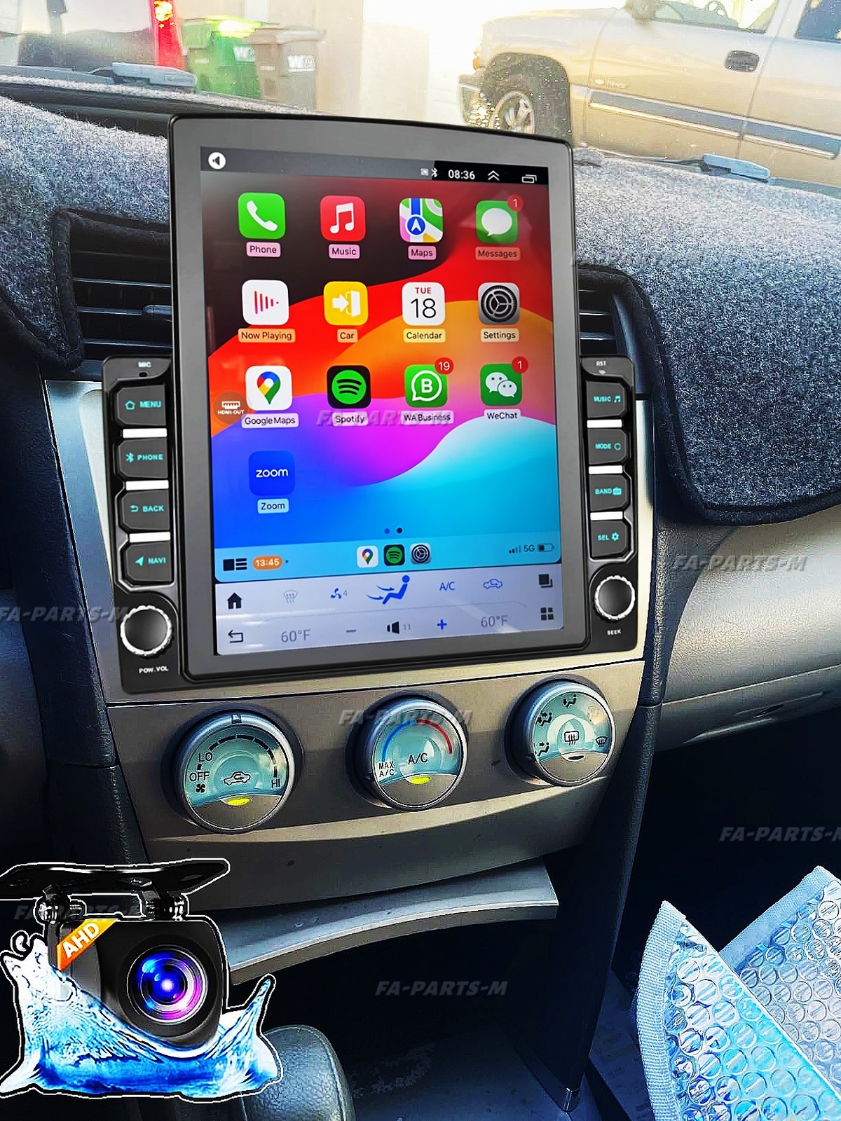 9.7″ For Toyota Camry 2007-2011 Android CarPlay Car Stereo Radio GPS Navi WiFi