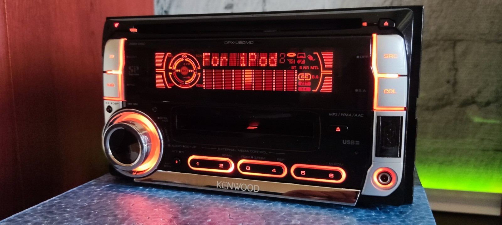 Kenwood DPX-U60MD 2DIN CD MD USB AUX JDM Car Stereo Head Unit Tested
