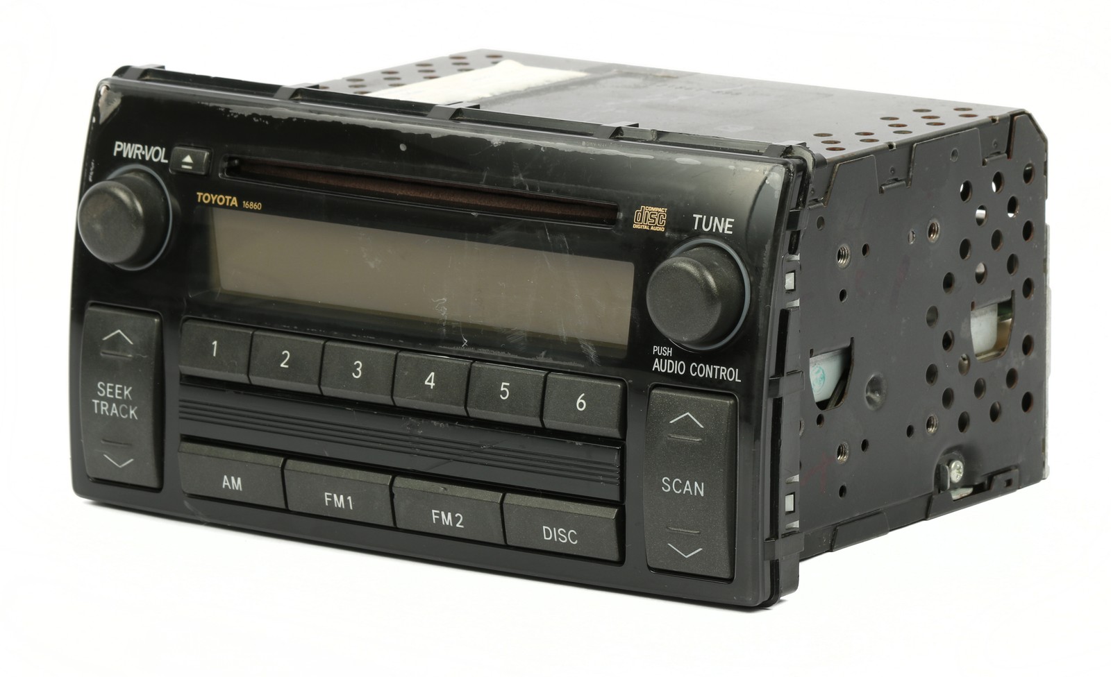 2005-2006 Toyota Camry AM FM Radio CD Player Face-16860 Part Number 86120-AA160