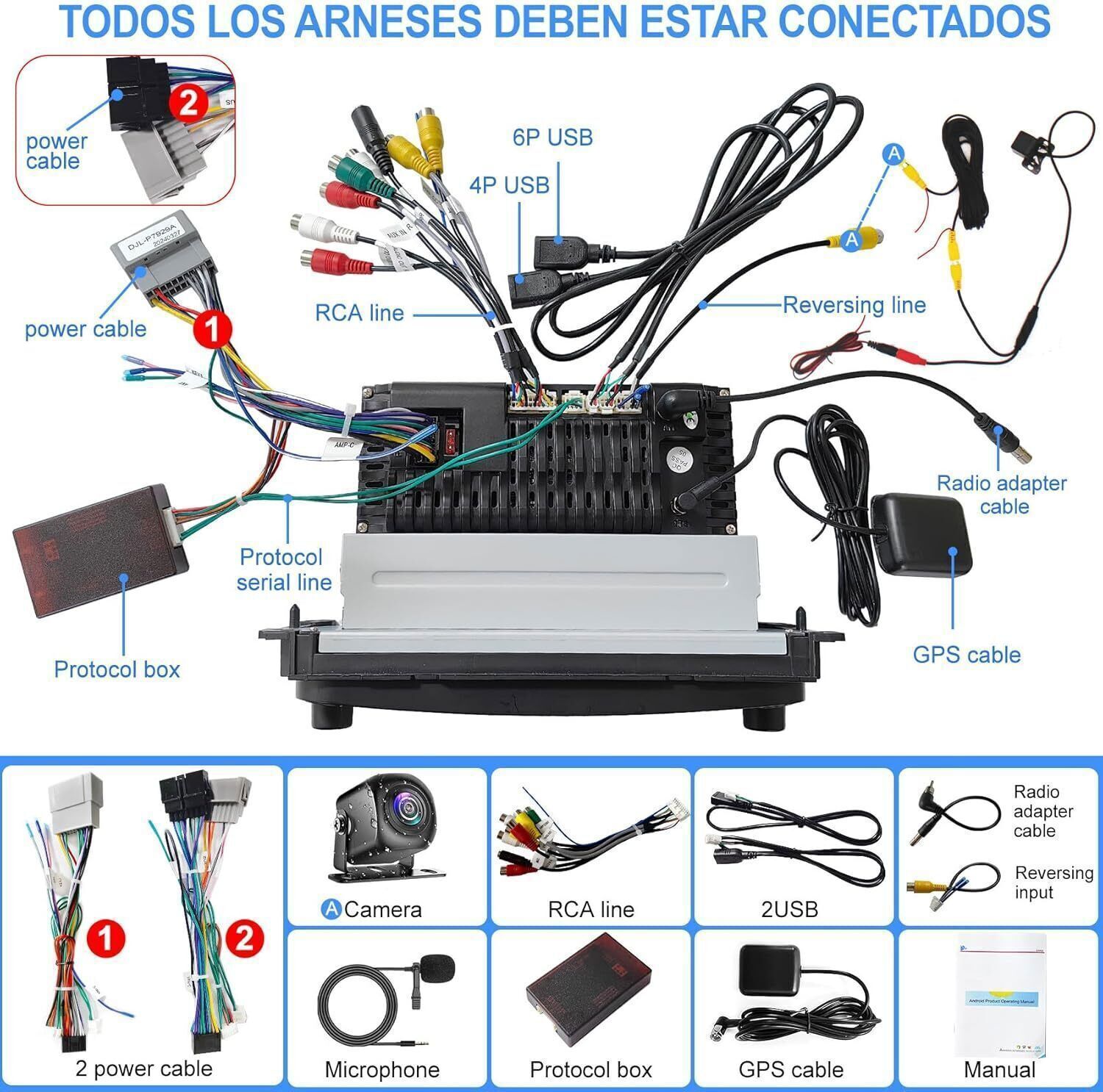 For 2002-2005 Dodge Ram Carplay Car Radio Stereo Android 13 GPS Navi 6.86 inch