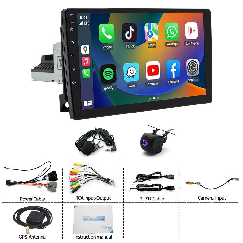 For 1987-1996 Dodge Dakota Carplay Car Stereo Radio 9″ Android 15 2+64G GPS Navi