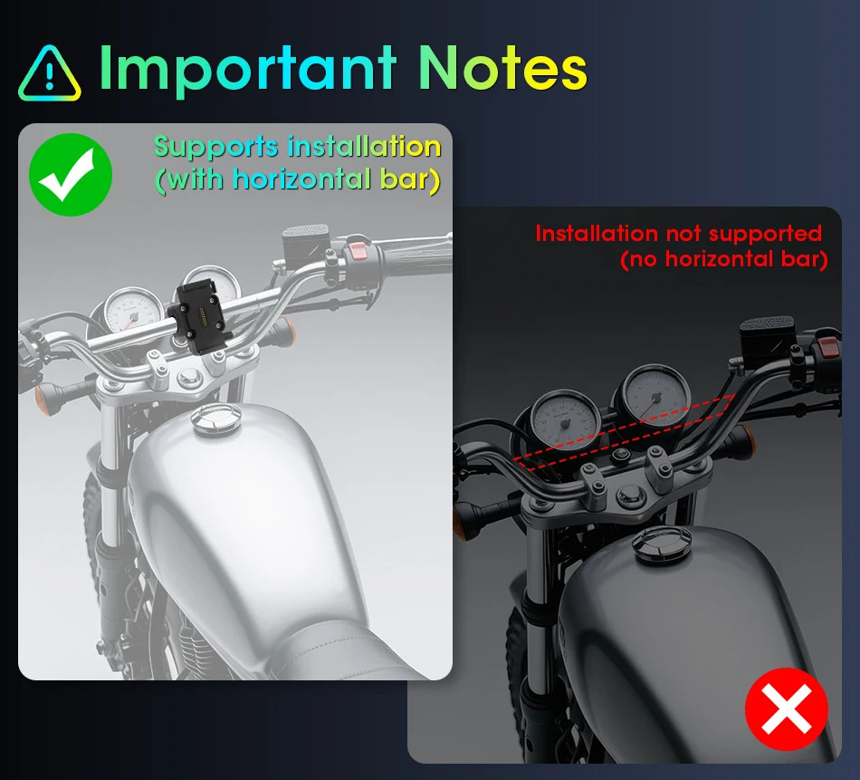 Janstie New Motorcycle CarPlayGPS Portable Digital Moto Dashboard Display Screen