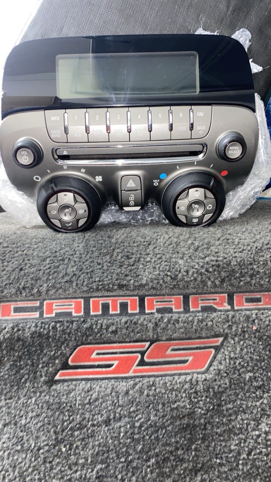 2010-2012 Chevrolet Camaro SS Audio Radio Control Panel AM-FM-XM-CD-MP3