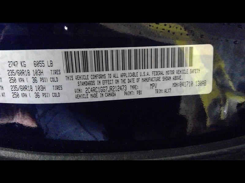 2018-2020 CHRYSLER PACIFICA RADIO DASH DISPLAY SCREEN RECEIVER PLANEL 68316174AB