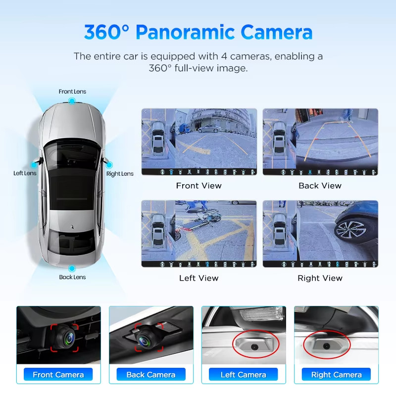 Junsun Android Car Stereo with Qualcomm for Mazda 5 2005-2010, Carplay and 360°