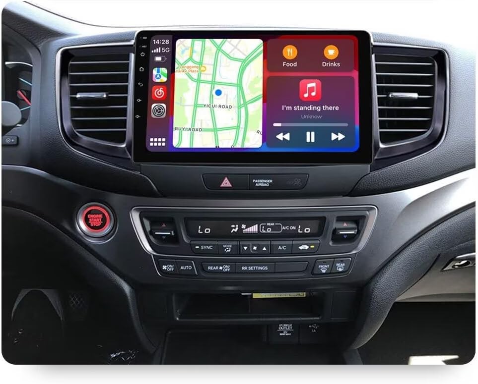 Car Radio Stereo Carplay For 2016-2020 Honda Pilot Head Unit GPS