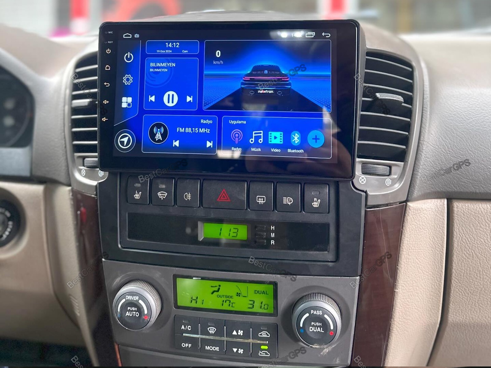 Stereo touch screen Radio GPS Navi For Kia Sorento 2004-2008 Android 15 CarPlay