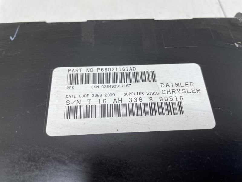 DODGE CHARGER STX 2009 AM FM RADIO RECEIVER CD PLAYER SINGLE DISC FACTORY