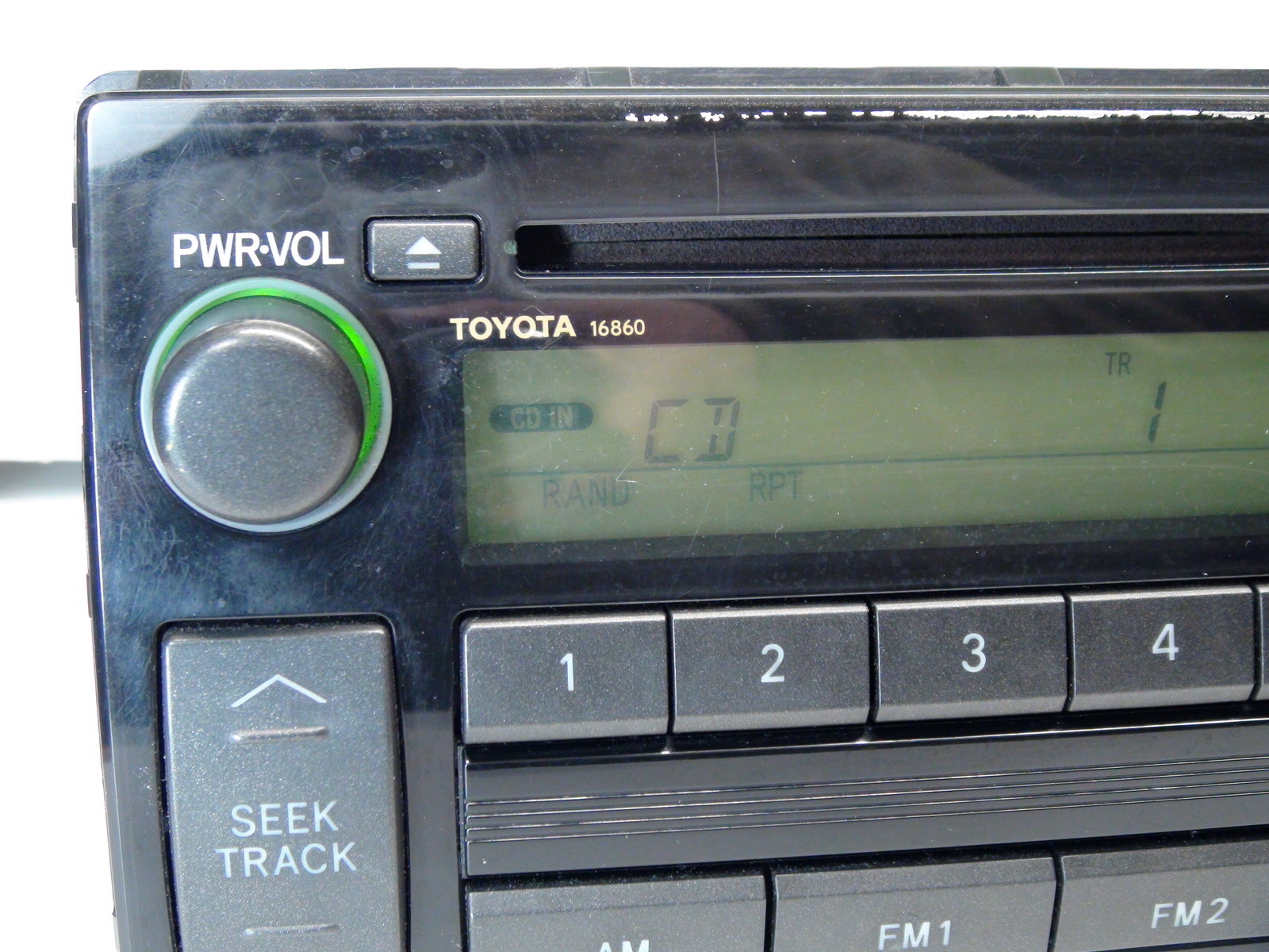 Toyota Camry 2005 2006 CD player base Fujitsu Ten none-JBL 16860 TESTED