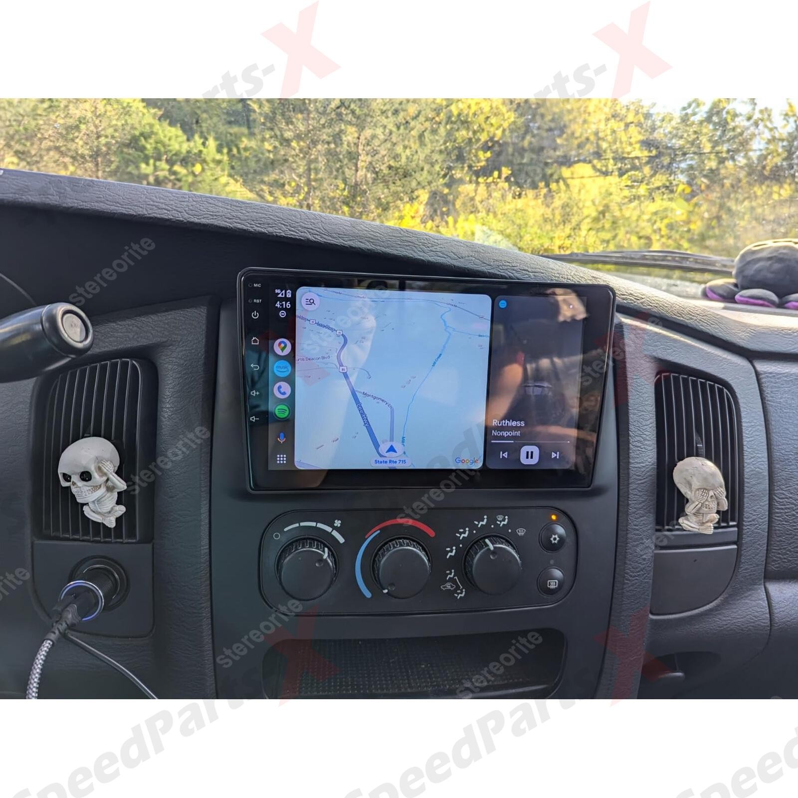 For 2003-2005 Dodge RAM 1500 2500 3500 Android 13 Car Radio GPS Navi Stereo Dash