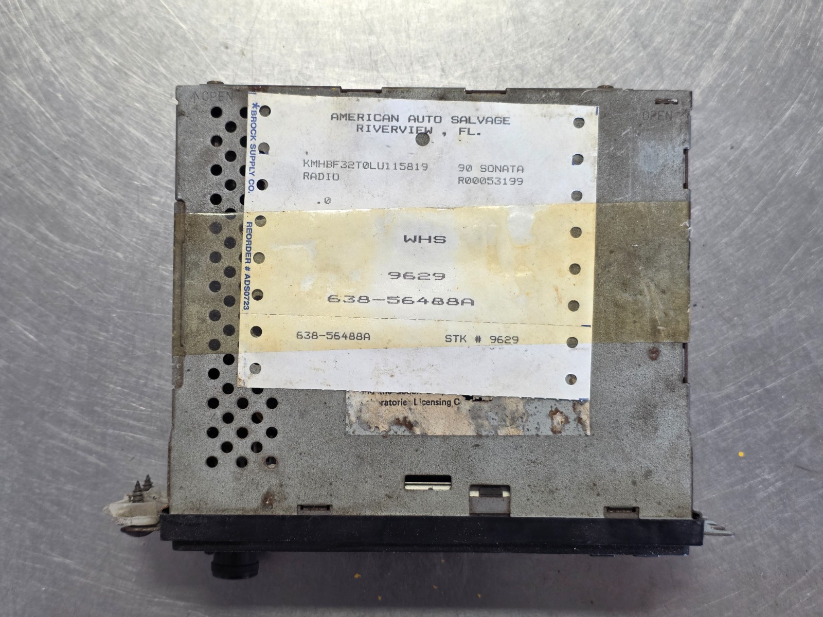 Hyundai Radio 96170-33100 638-56488a