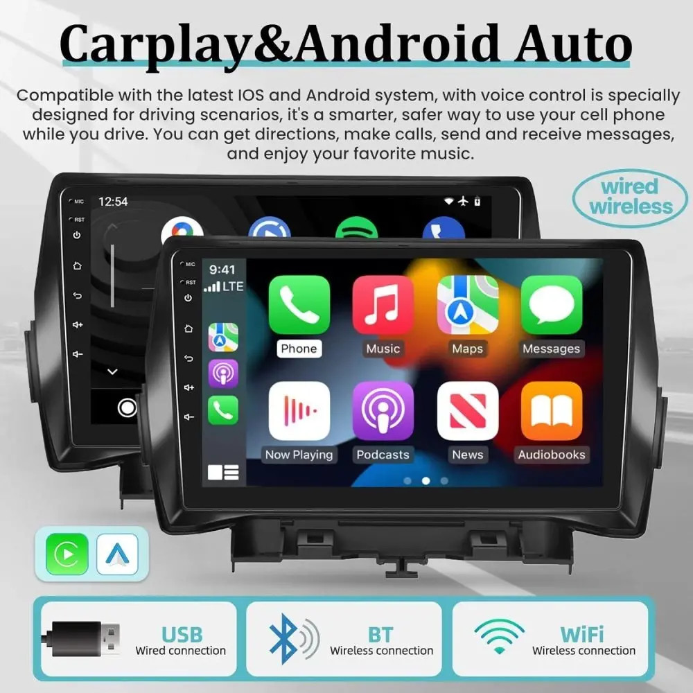 Head Unit Carplay For 2013-2019 Ford Escape Android 15 Car Stereo Radio GPS Navi