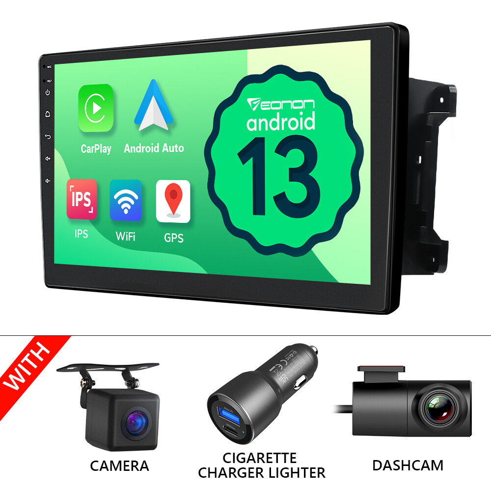 DVR+CAM+10.1″Carplay Android 13 For 2007-2017 Jeep Wrangler JK Radio GPS Navi FM