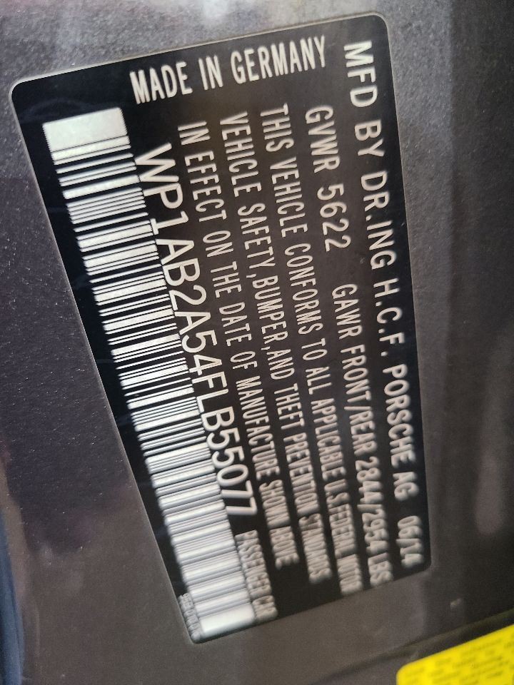 Audio Equipment Radio ID 95B03596302 Fits 15-16 PORSCHE MACAN 661648