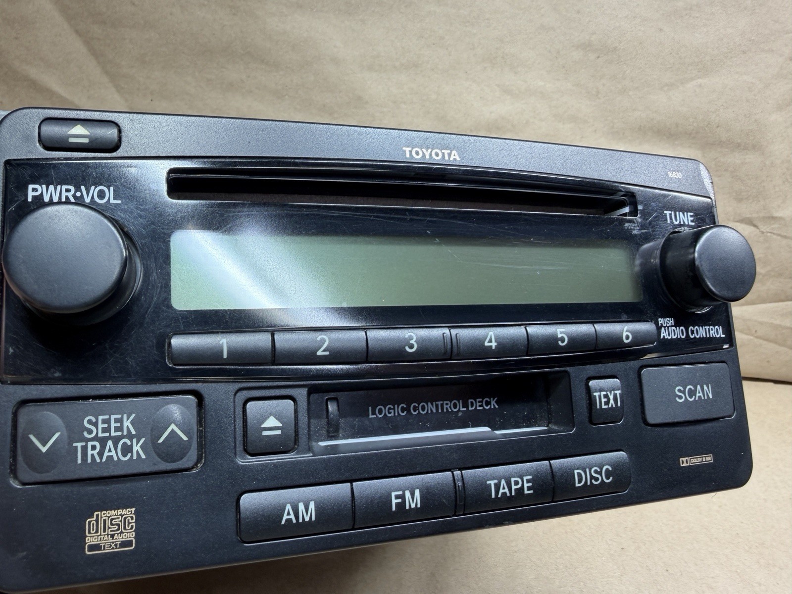 2003 Toyota RAV4 Radio 86120-2B760 | Fits 2002-2004 RAV4 and 2002-2004 Celica